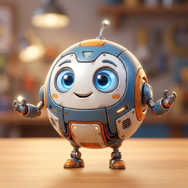 Pixar-style 3D character sample