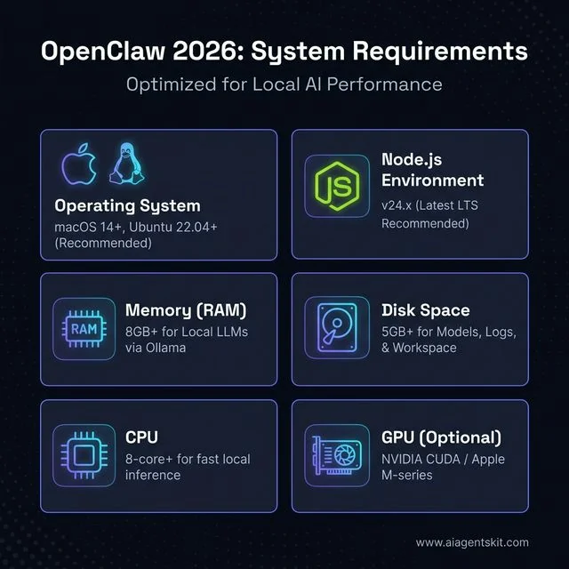 OpenClaw 2026 System Requirements