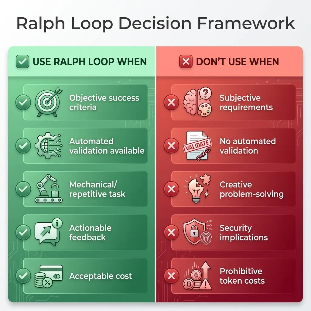 Ralph Loop Decision Framework