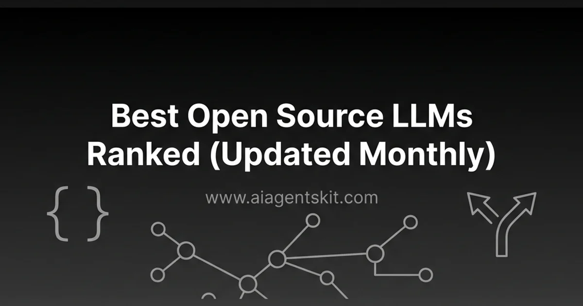 Featured image for Best Open Source LLMs Ranked (Updated Monthly)