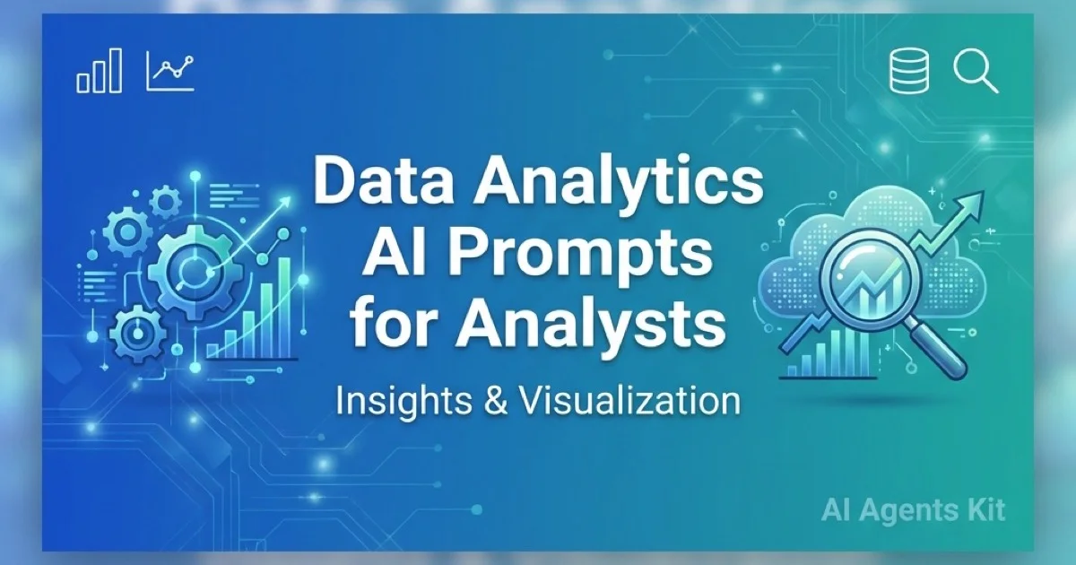 Featured image for Data Analytics AI Prompts for Analysts