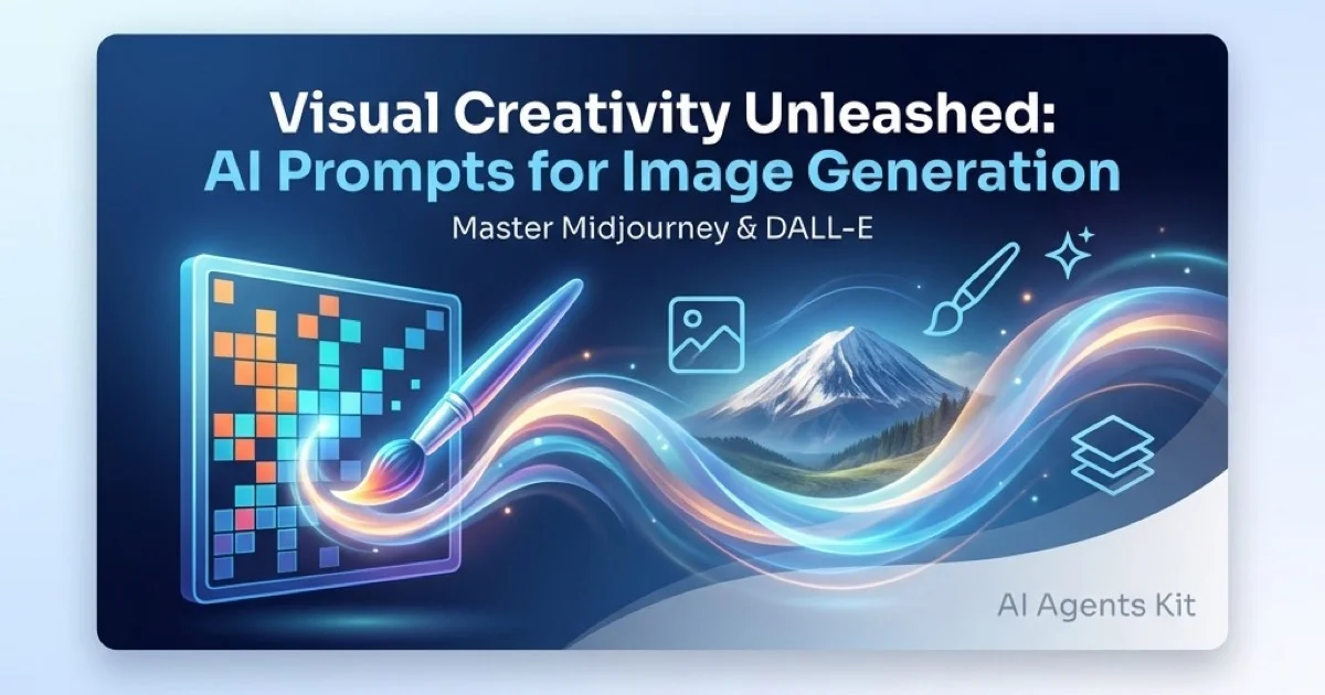Featured image for AI Prompts for Image Generation: 30+ Templates for Midjourney, DALL-E & Flux