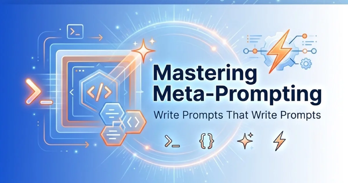 Featured image for Mastering Meta-Prompting: Write Prompts That Write Prompts