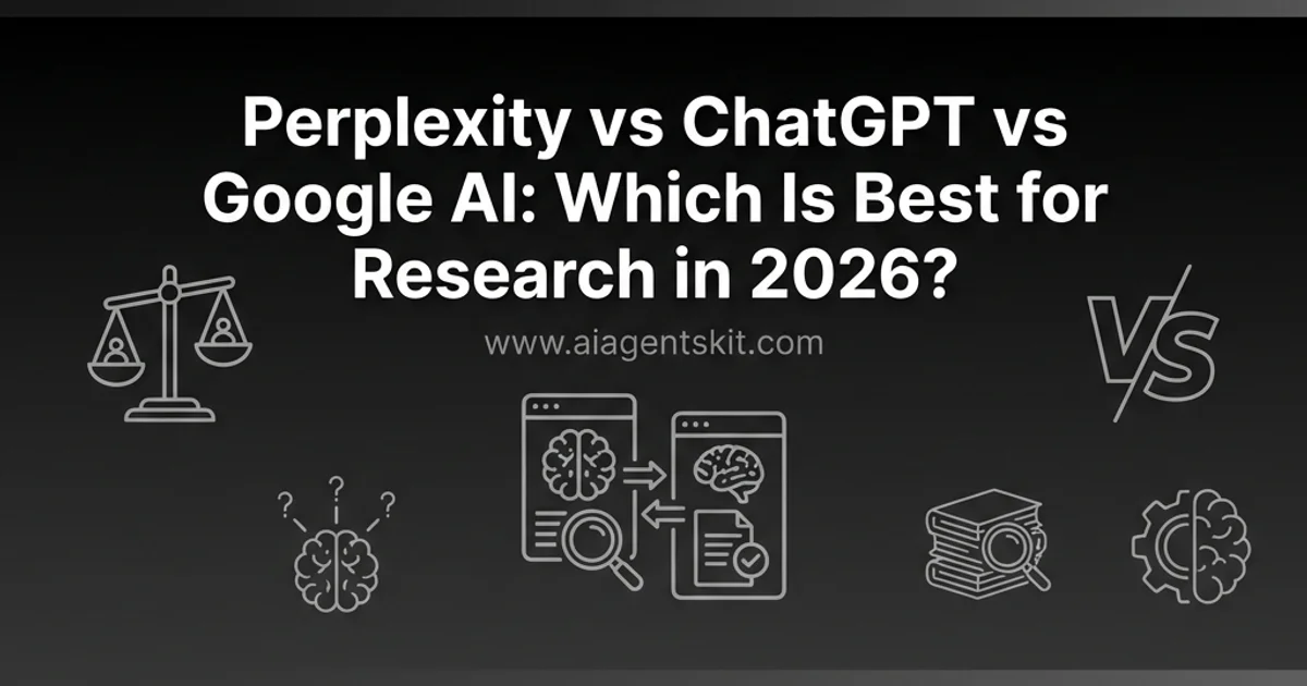 Featured image for Perplexity vs ChatGPT vs Google AI: Which Is Best for Research in 2026?