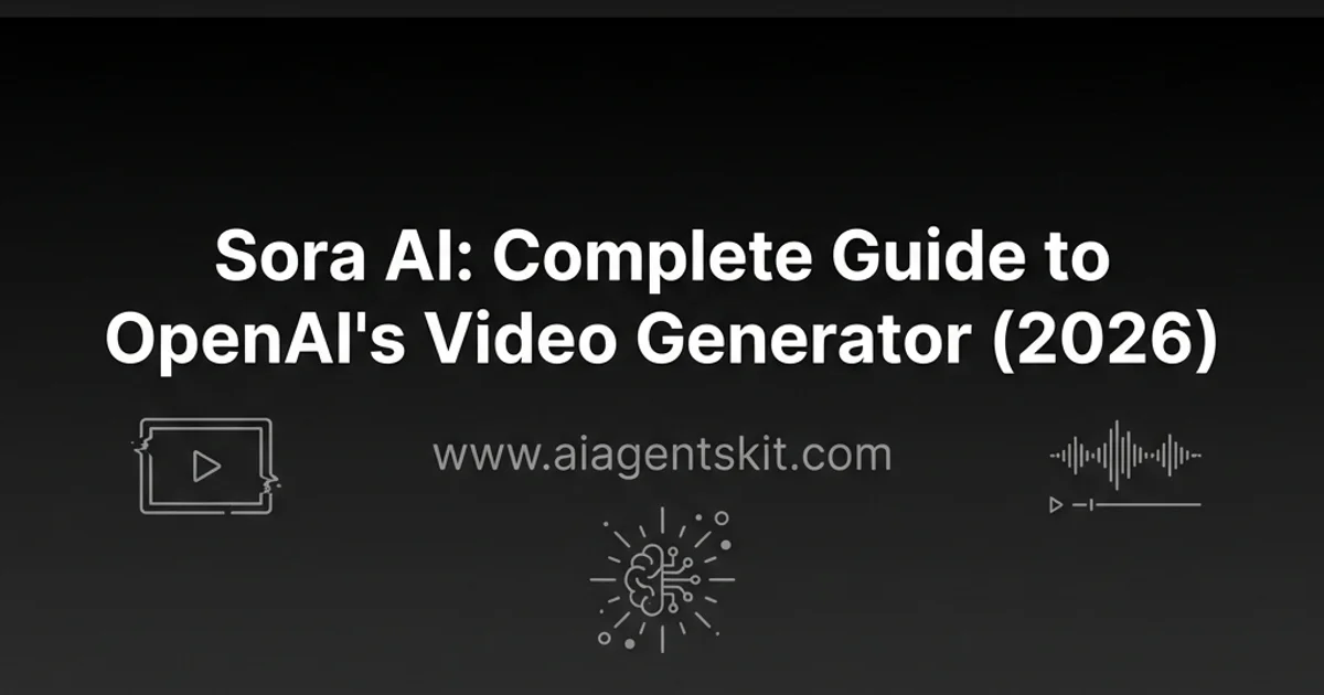 Featured image for Sora AI: Complete Guide to OpenAI's Video Generator (2026)