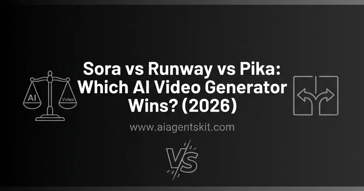 Featured image for Sora vs Runway vs Pika: Which AI Video Generator Wins? (2026)